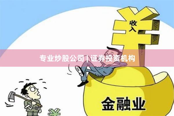 专业炒股公司 | 证券投资机构